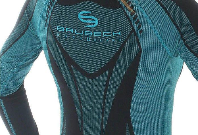 Brubeck Bluza damska Dry z długim rękawem