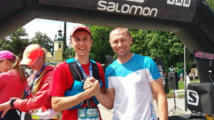 Rafał Klecha - pierwszy na mecie na dystansie 68 km
