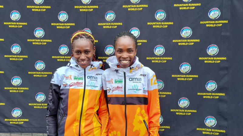 Joyce Muthoni Njeru - zwyciężczyni Grossglockner Berglauf oraz Purity Kajuja Gitonga, która zajęła 2. miejsce podczas Grossglockner Berglauf 2021