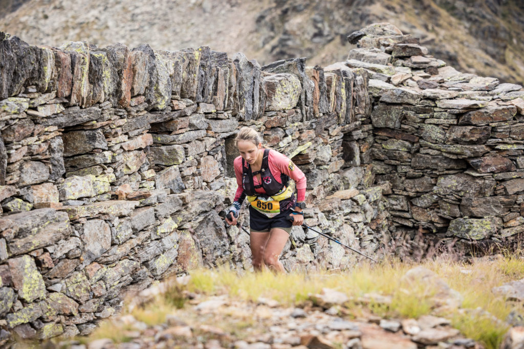 Anna Kącka na trasie 60 km Adamello Ultra Trail / fot. M.Torri