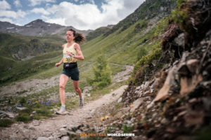 Anaïs Sabrié na trasie Sierre-Zinal 2021 / fot. Jordi Sargaossa