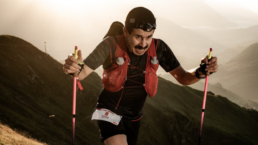 Kmail Dąbrowski na trasie KAT 100 by UTMB w Austrii