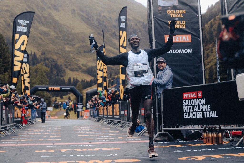 Timothy Kibett wygrywa Pitz Alpine Glacier_ Golden Trail World Series _ fot. Rising Story _ Justin Galant
