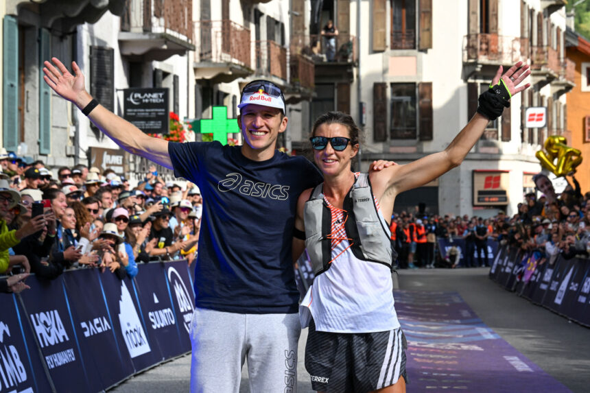 Tom Evans i Ruth Croft _ UTMB 2025