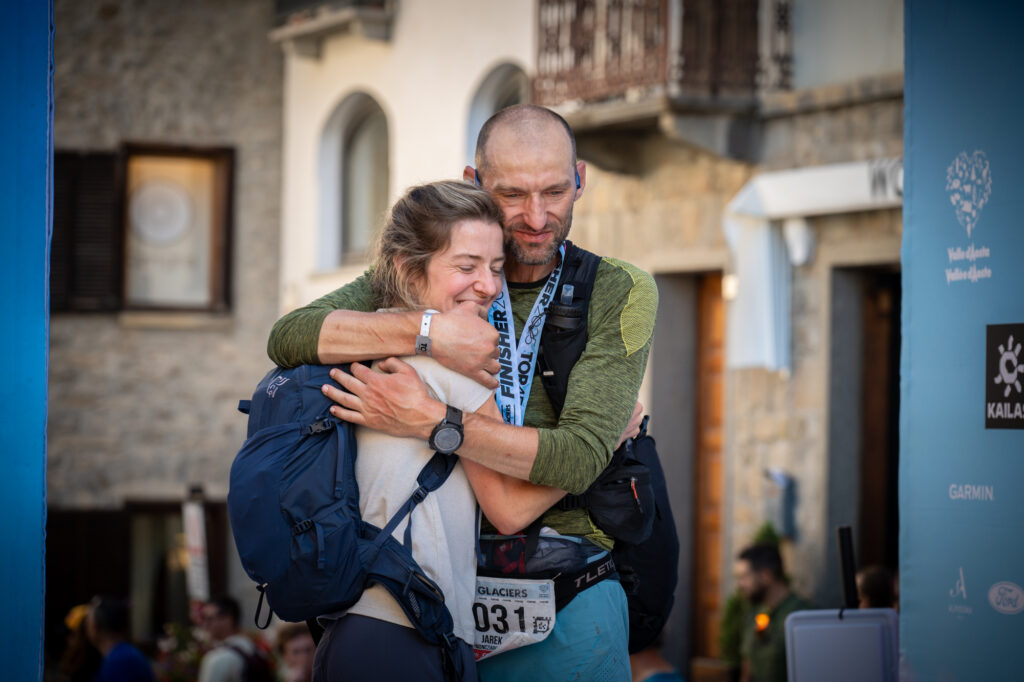 Kinga Kwiatkowska i Jarek Gonczarenko na mecie TOR450 _ fot. Stefano Colleta