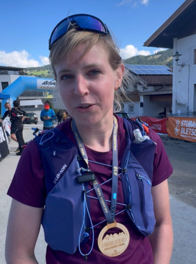 Karolina Kantorska na mecie Kalkkögeltrails 2025