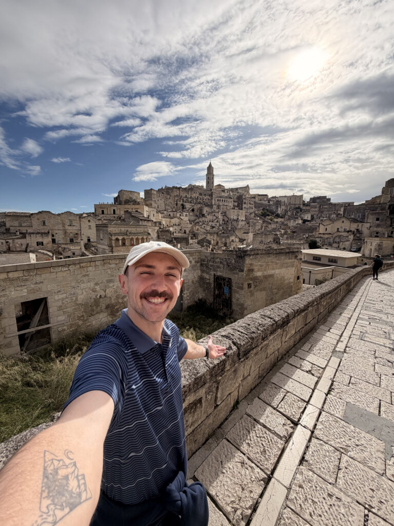 Mateusz Lipiński w Materze _ fot archiwum prywatne